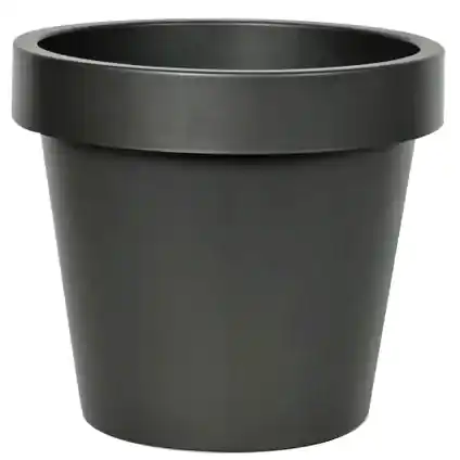 Tijdelijke actie | Mega collections Pot linea iris d35h31cm zwart