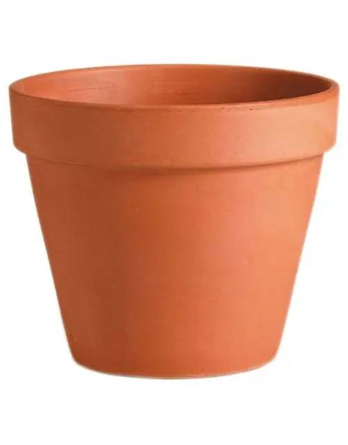Voorraad bijna op - Deroma Pot roodsteen d53h47cm