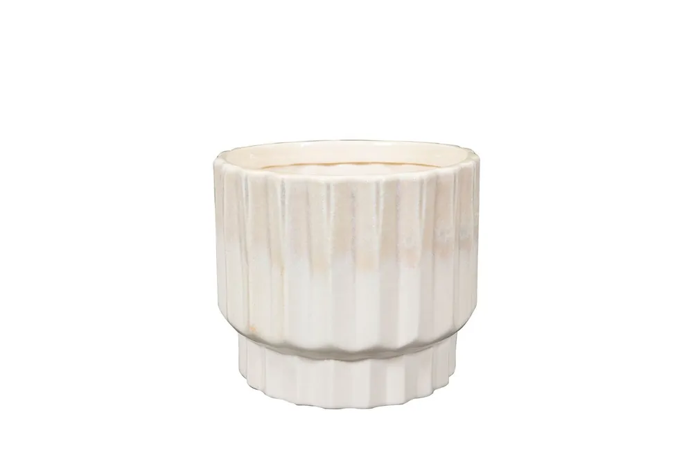 TS Pot faye d14h13cm off white | Actieprijs
