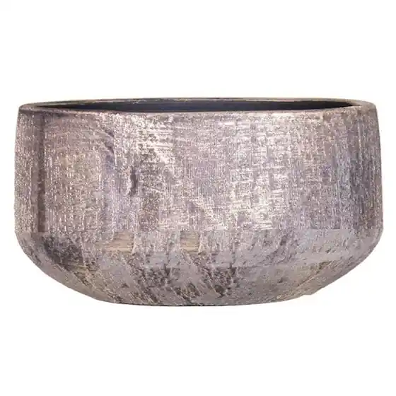 Floran Schaal madeira d28h13cm goud - Koop vandaag