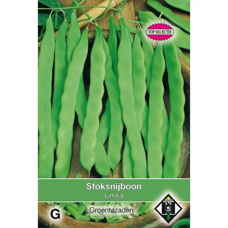 Bespaar meer - Stoksnijboon, Phaseolus vulgaris ‘Limka‘, 60 gr. -zaden-