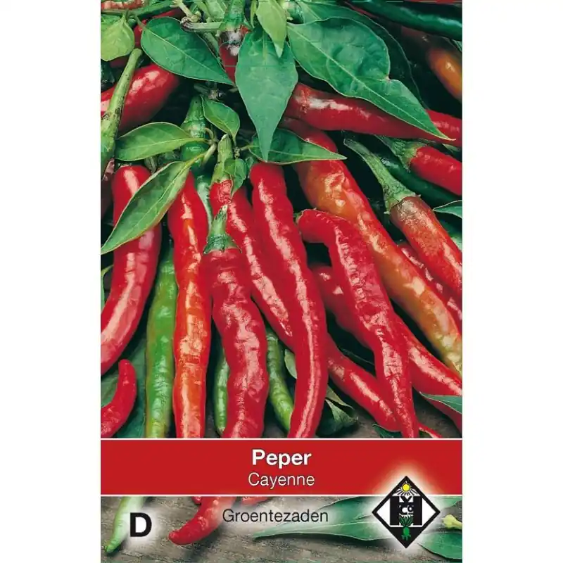 Nog enkele stuks | Peper, Capsicum annuum ‘Cayenne‘ -zaden-