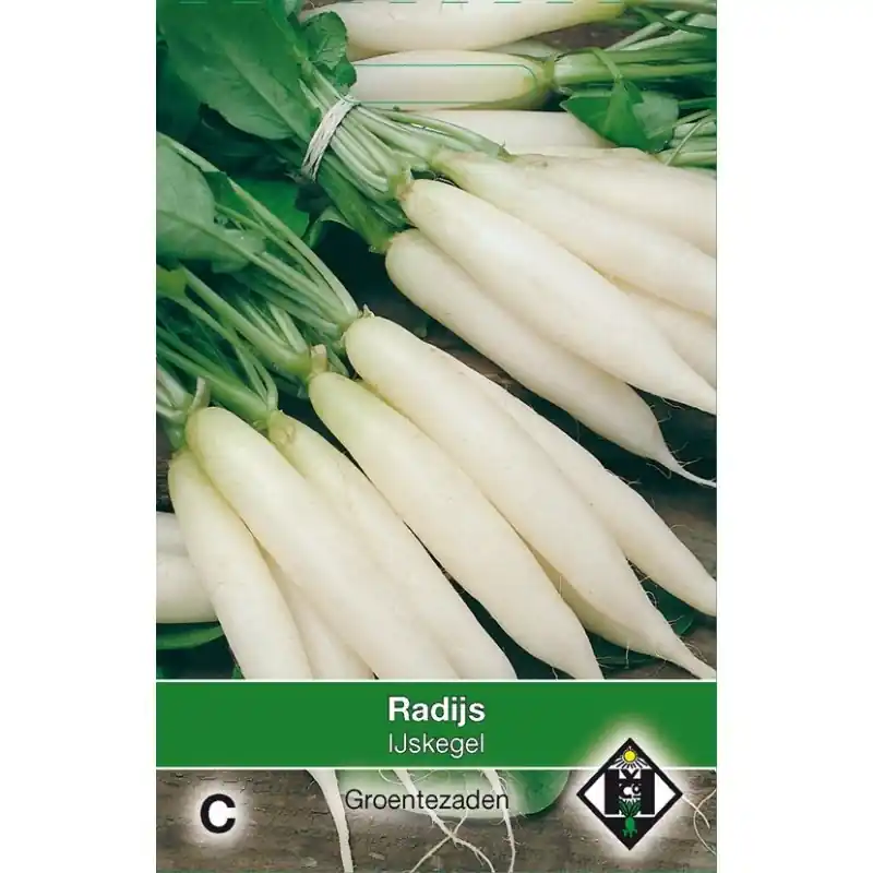 Radijs, Raphanus sativus ‘IJskegel‘ -zaden- - Expreslevering