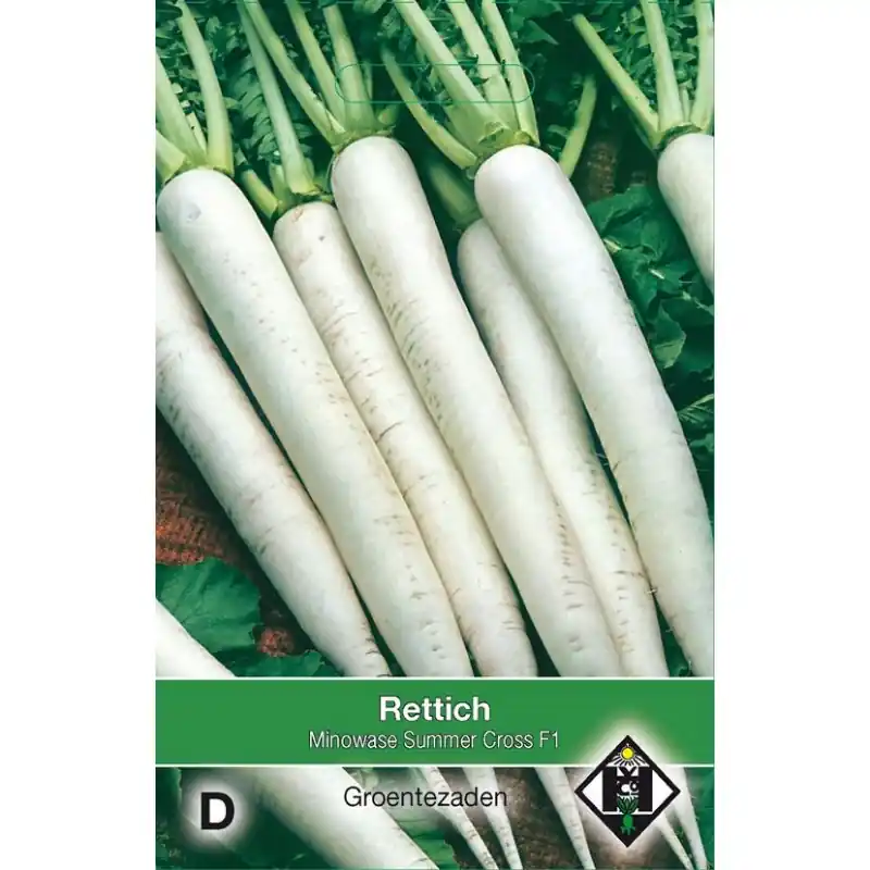 Rettich / Daikon, Raphanus sativus ‘Minowase S.C. F1‘ -zaden- | Dagdeal