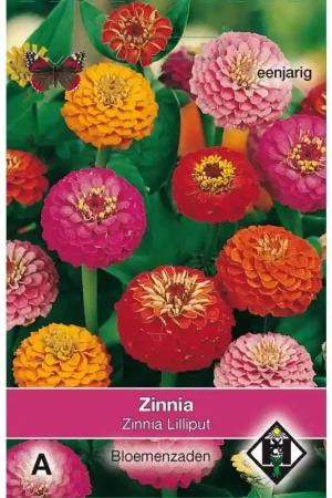 Zinnia elegans ‘Lilliput‘ -zaden- | Expreslevering