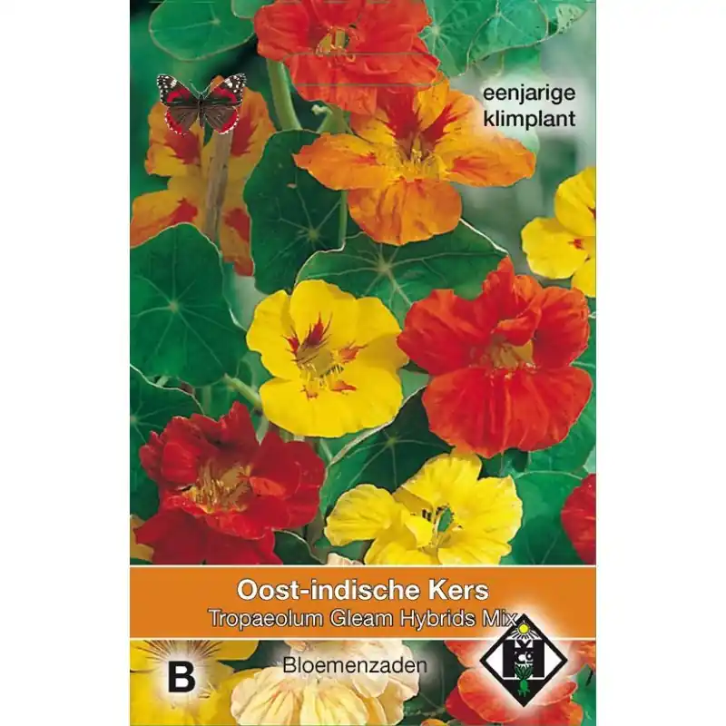 Tropaeolum majus ‘Gleam Hybrids Mix‘ -zaden- | Veel gevraagd