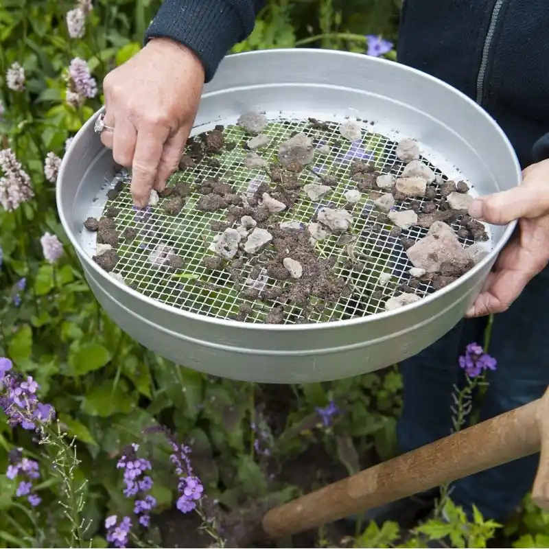 Populair | Tuinzeef, verzinkt staal, mazen 6 mm.