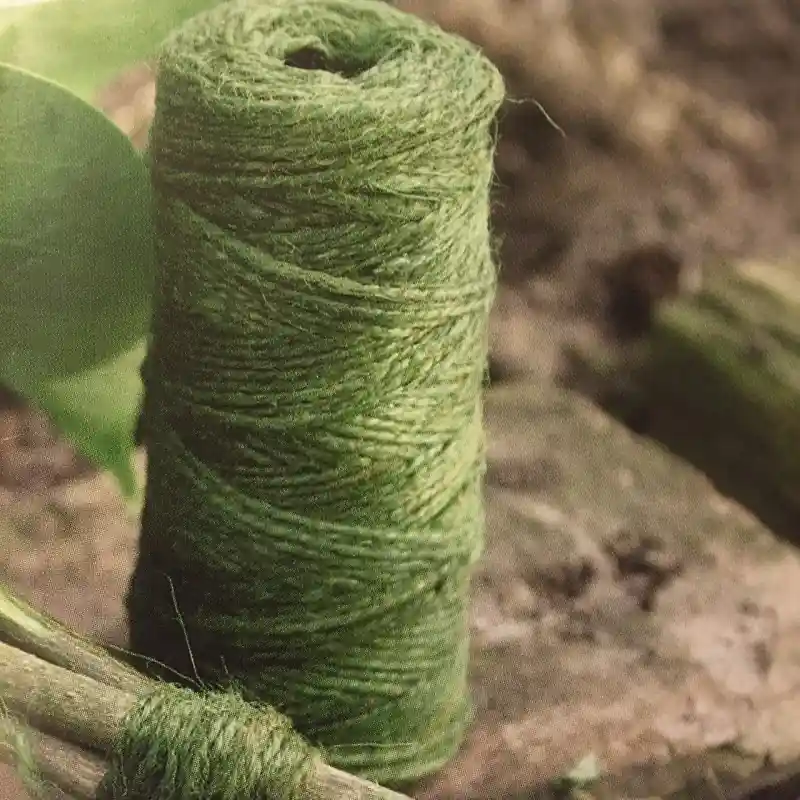 Nu kopen | Touw, jutetouw groen 75 m.