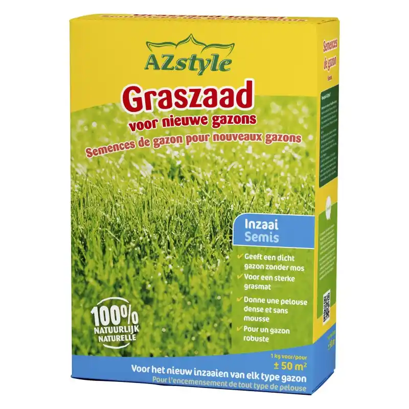 Slechts tijdelijk - Graszaad-Inzaai 1 kg