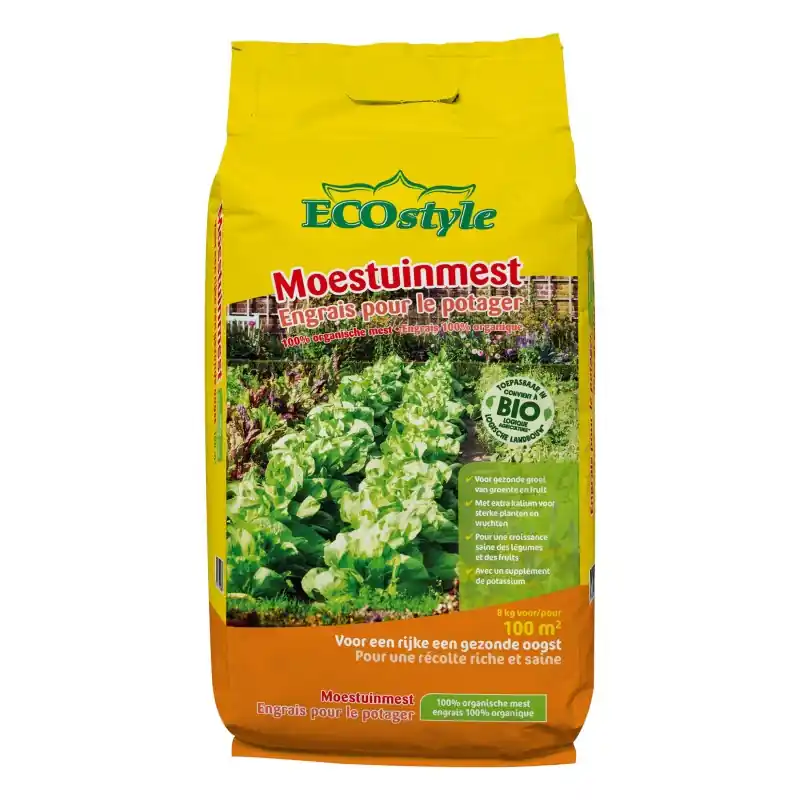 Uitverkoop - Moestuinmest 8 kg
