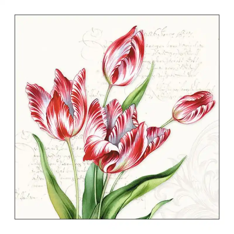 Napkin 33 Classic Tulips FSC Mix - Gratis retourneren