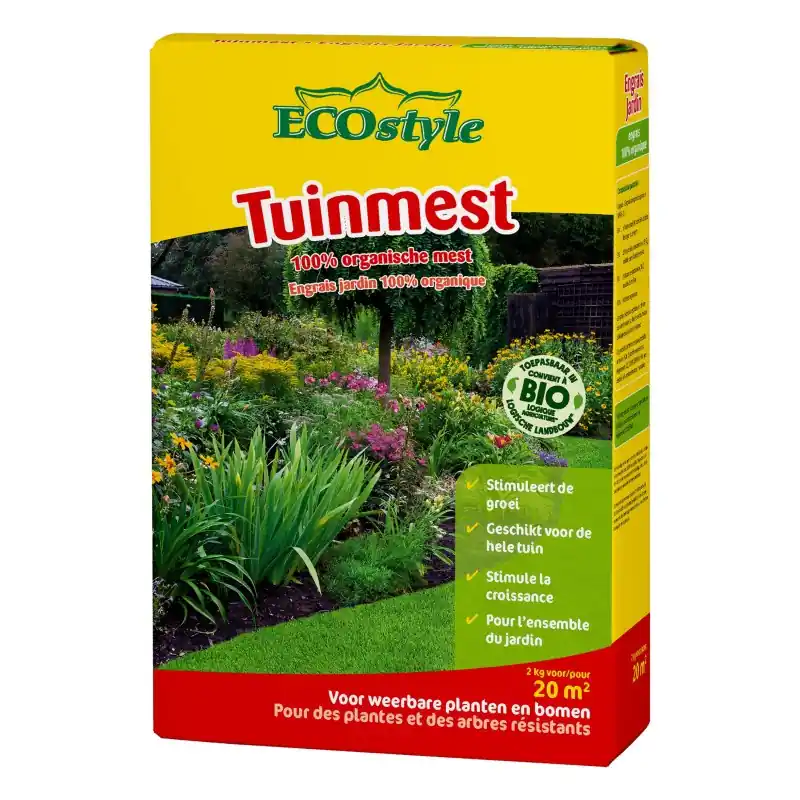 Direct leverbaar - Tuinmest 2 kg.